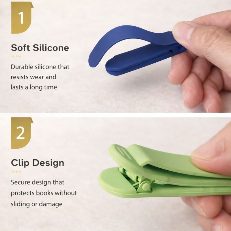 Spine™ Auto-Stay Bookmark Clips