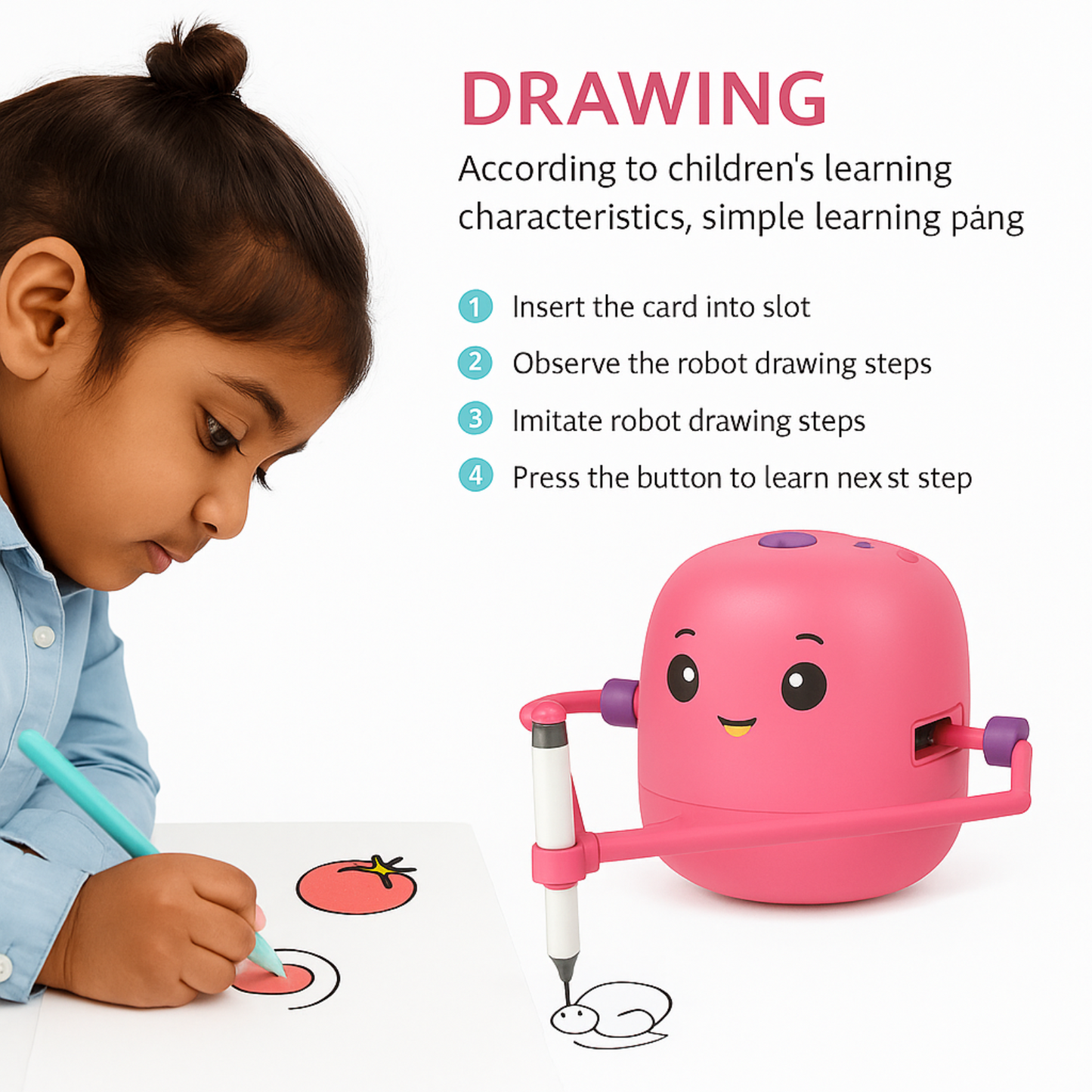 Drawio™ Smart Drawing Robot for Kids