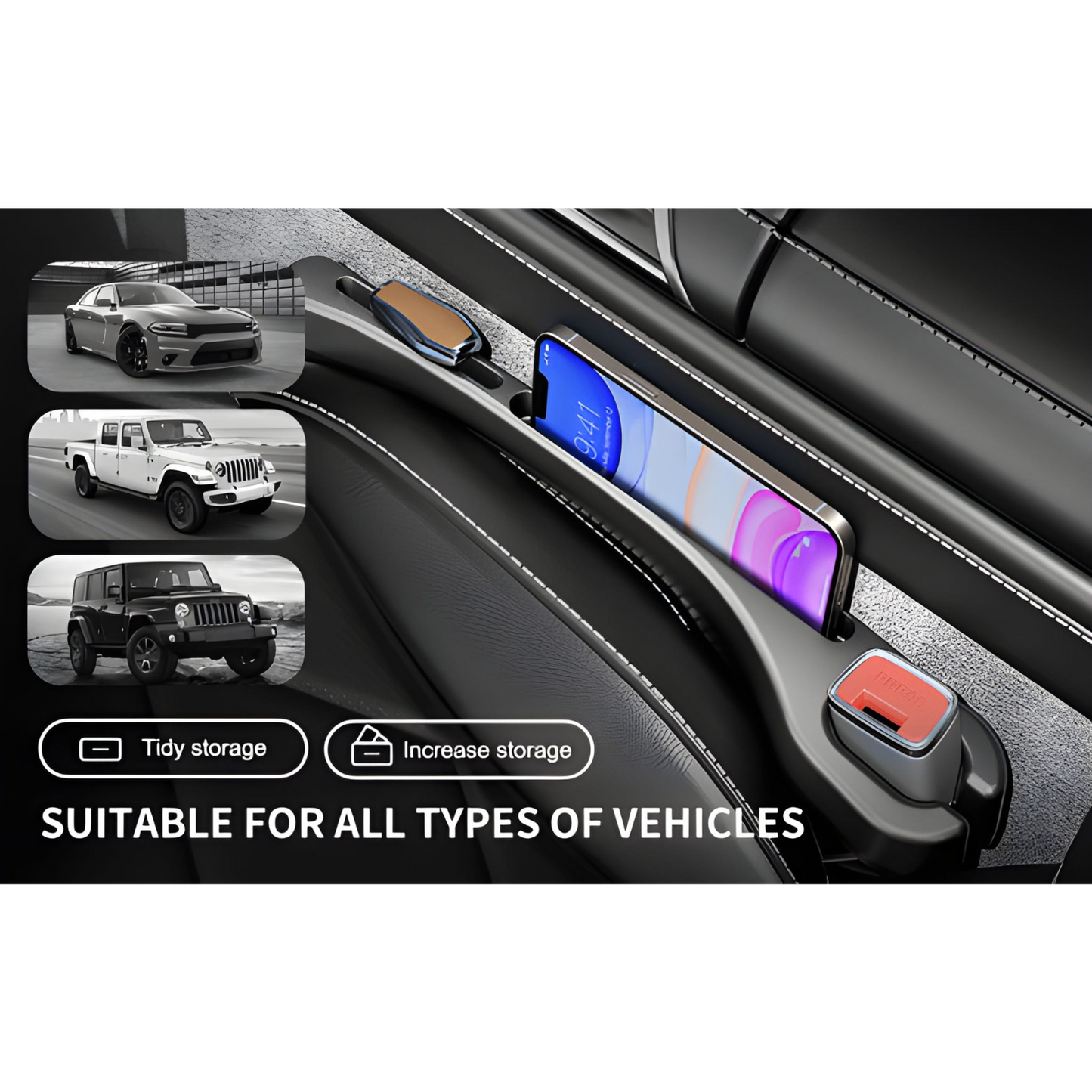 DropGuard™ Car Seat Gap Blocker