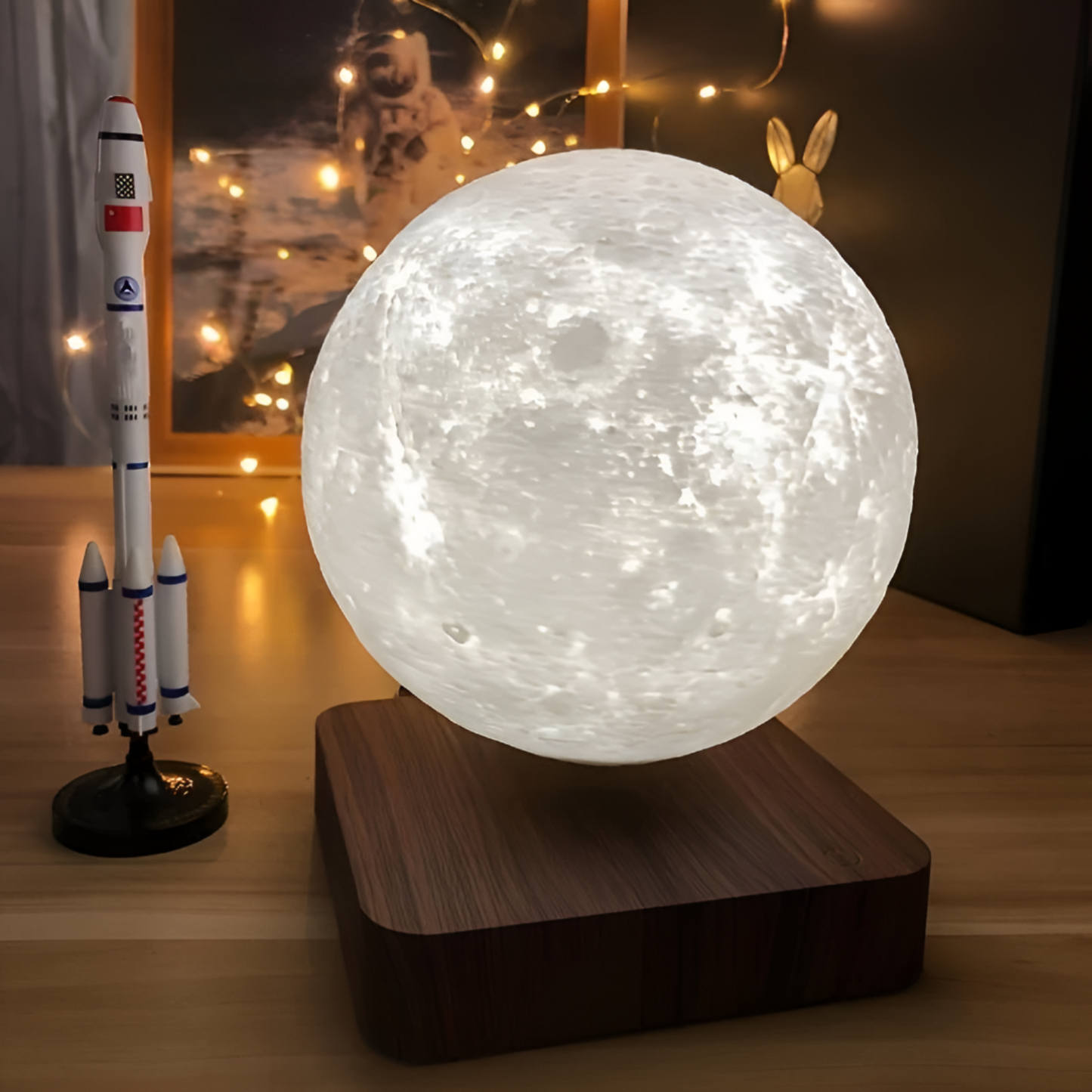 LunaFloat™ Levitating 3D Moon Lamp
