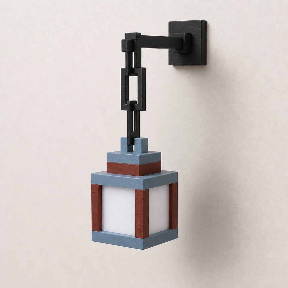Pixo pixel-inspired mood light mounted on a wall in daylight