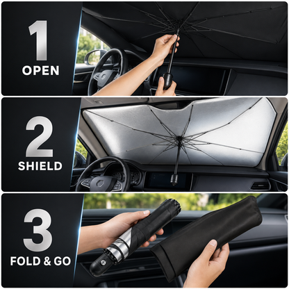 Sundome™ Car Windshield Sunshade Umbrella