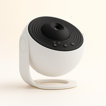 Front product view of the Stellarion galaxy projector