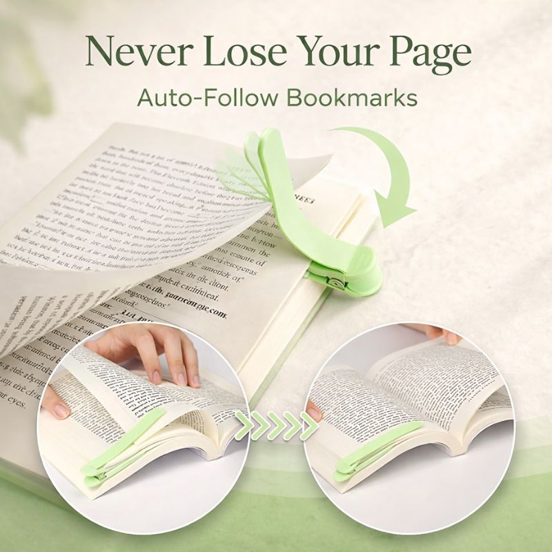 Spine™ Auto-Stay Bookmark Clips