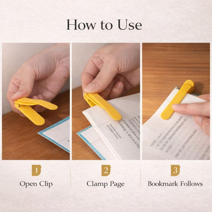 Spine™ Auto-Stay Bookmark Clips