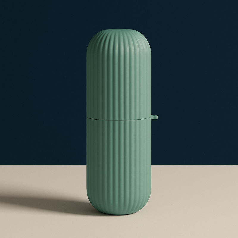BrushNest™ Travel Toothbrush Capsule