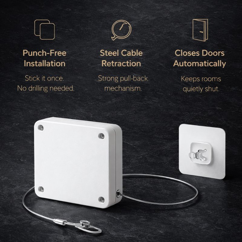 Snapo™ | Punch-Free Automatic Door Closer