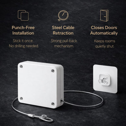 Snapo™ | Punch-Free Automatic Door Closer