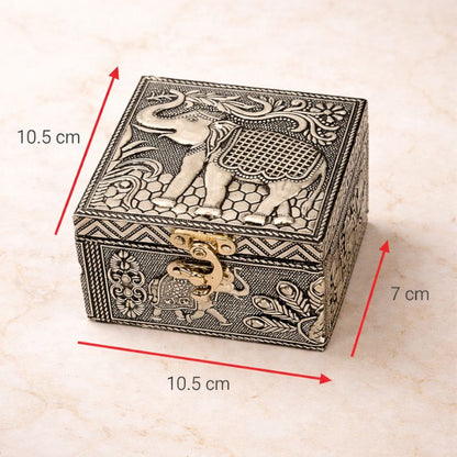 ORIN™ Velvet-Lined Elephant Keepsake Box