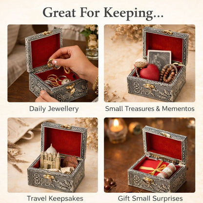 ORIN™ Velvet-Lined Elephant Keepsake Box