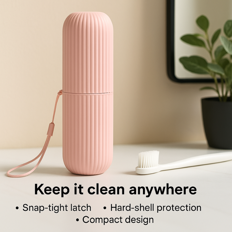 BrushNest™ Travel Toothbrush Capsule