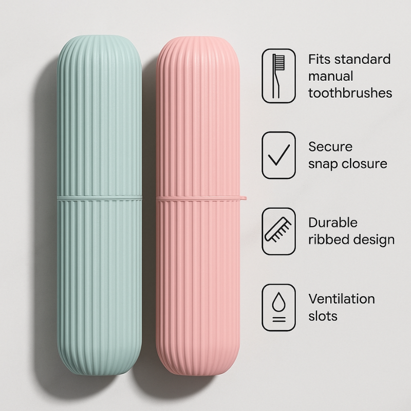 BrushNest™ Travel Toothbrush Capsule