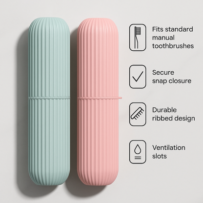BrushNest™ Travel Toothbrush Capsule