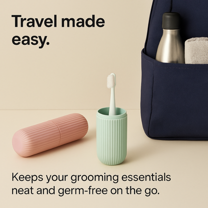 BrushNest™ Travel Toothbrush Capsule