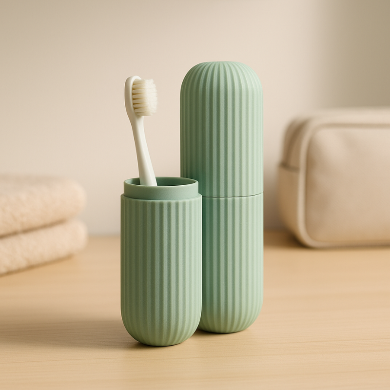 BrushNest™ Travel Toothbrush Capsule