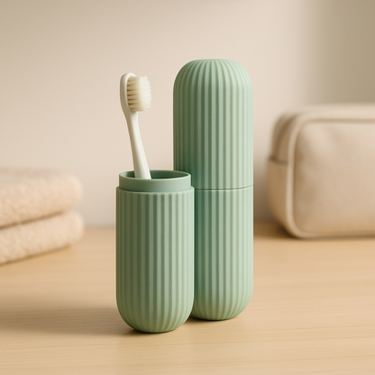 BrushNest™ Travel Toothbrush Capsule
