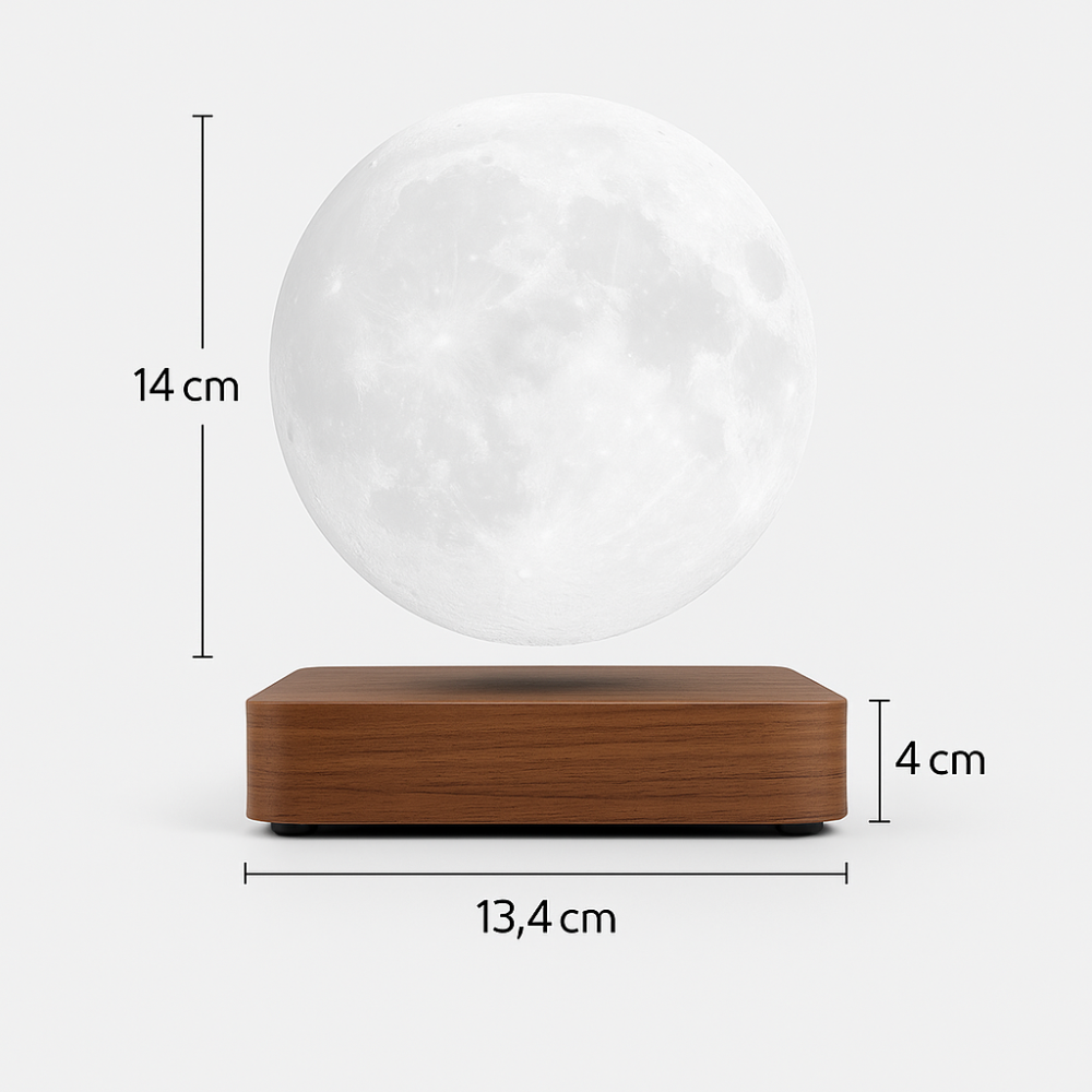 AerLune floating moon lamp dimensions
