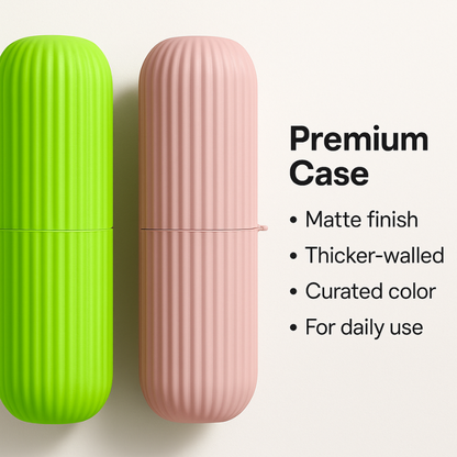 BrushNest™ Travel Toothbrush Capsule