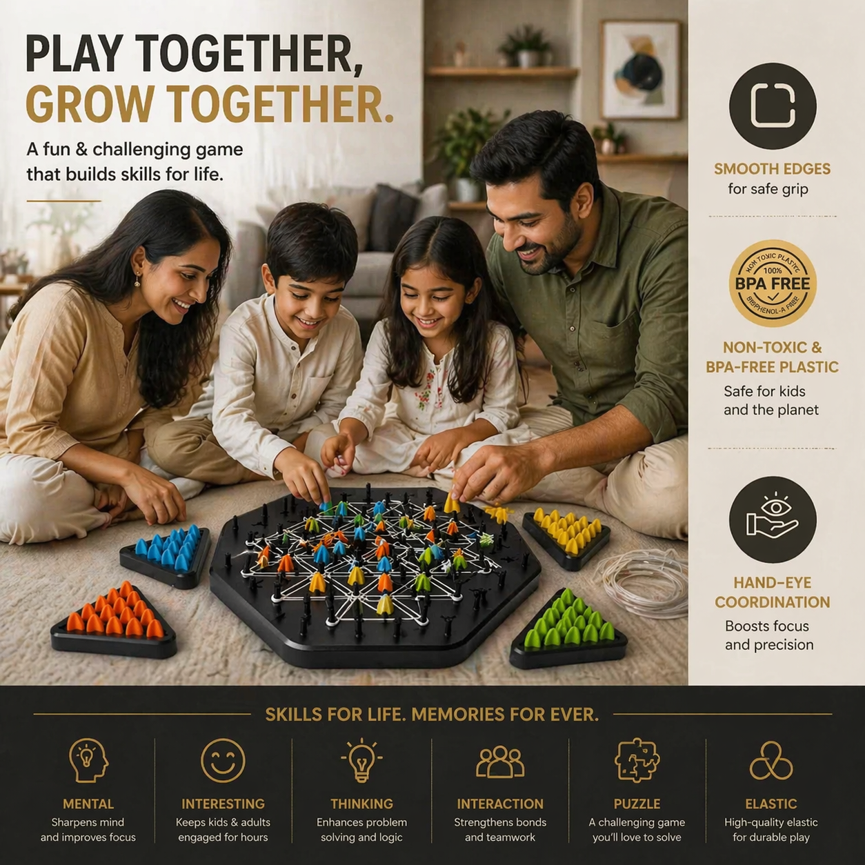 XELLO™  Chain-Based Family Puzzle Game