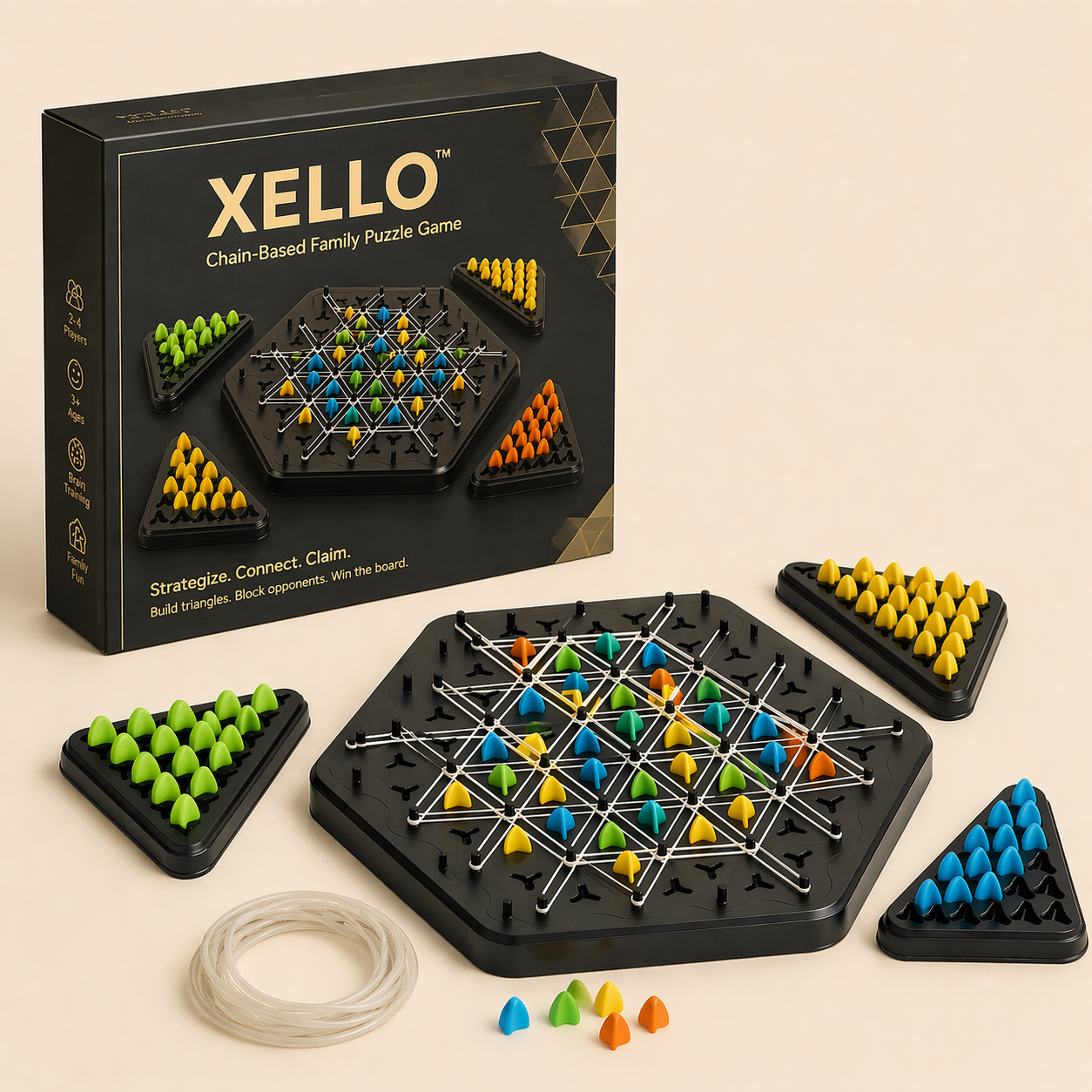 XELLO™  Chain-Based Family Puzzle Game