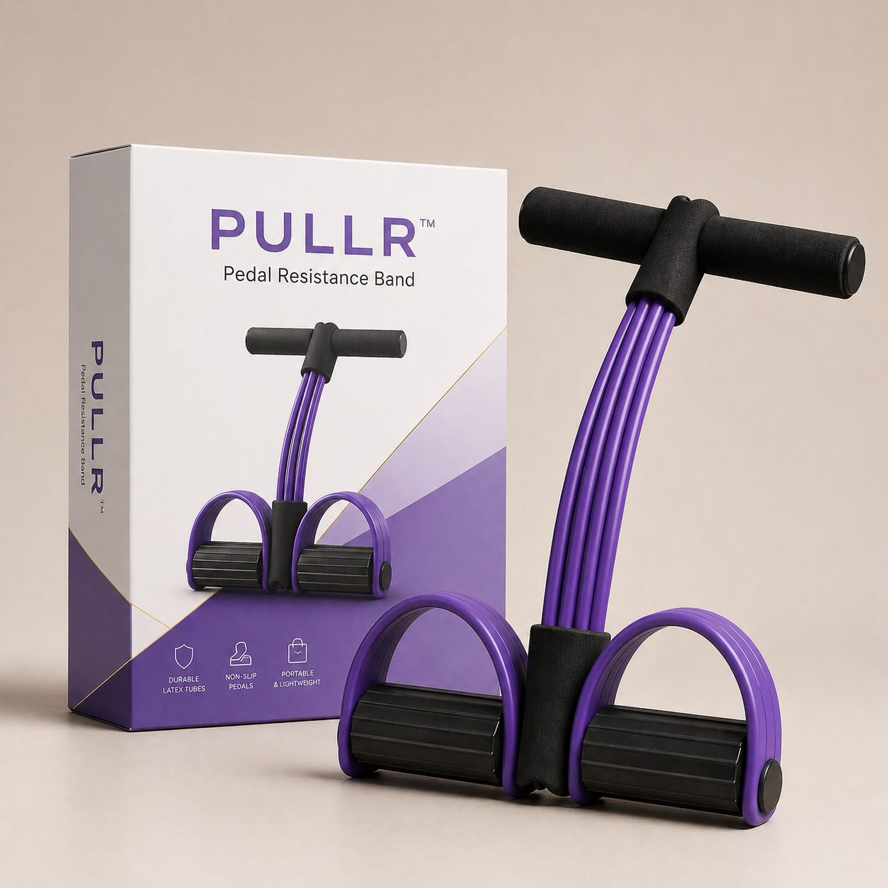 PULLR™ | 6-Tube Pedal Resistance Band
