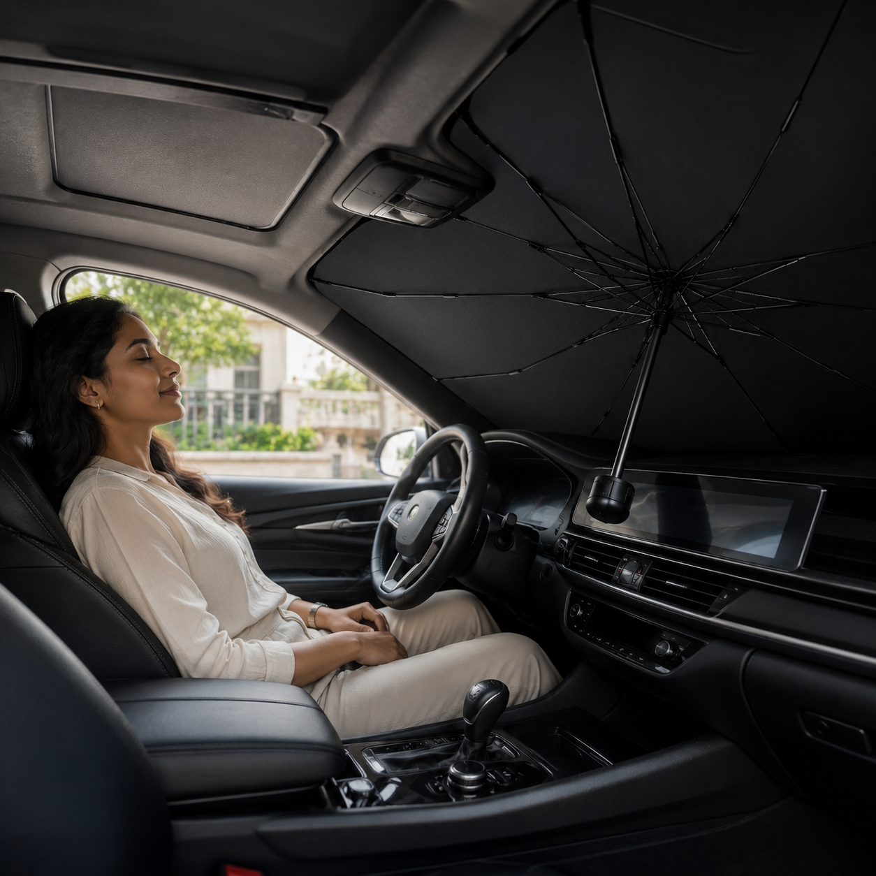 Sundome™ Car Windshield Sunshade Umbrella