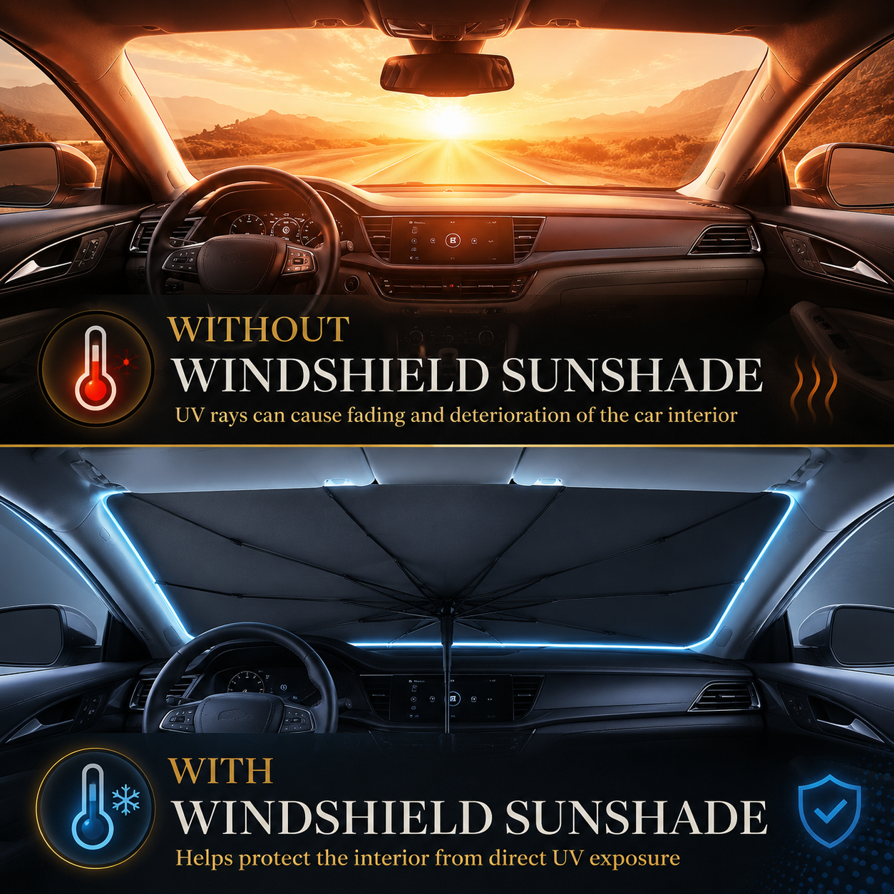 Sundome™ Car Windshield Sunshade Umbrella