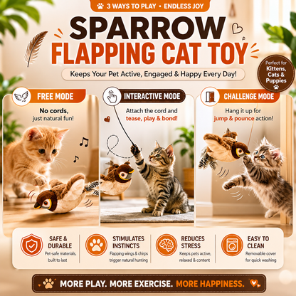 WINGO™ | Flapping Bird Cat Toy