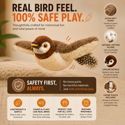 WINGO™ | Flapping Bird Cat Toy