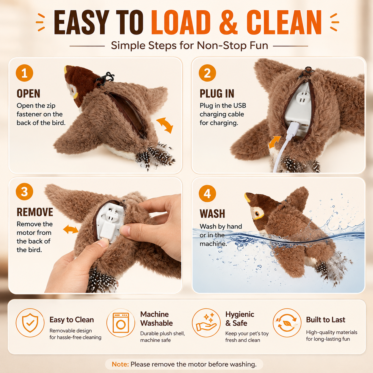WINGO™ | Flapping Bird Cat Toy