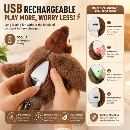WINGO™ | Flapping Bird Cat Toy
