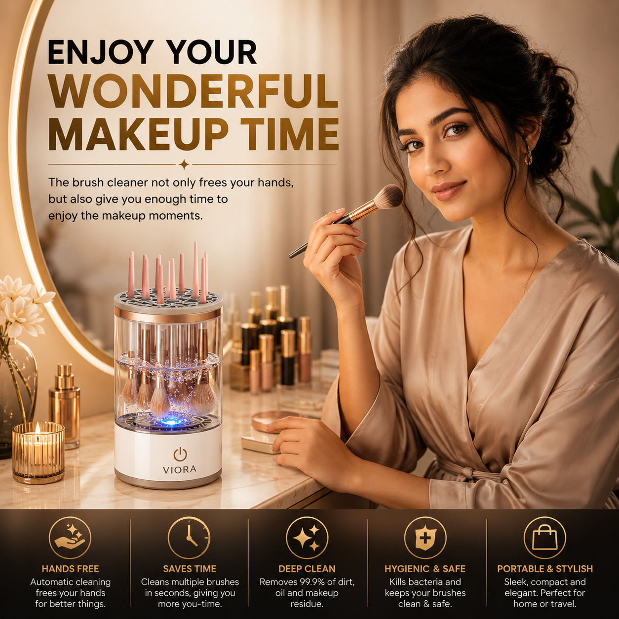 Viora™ | Electric Makeup Brush Cleaner