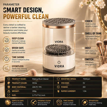 Viora™ | Electric Makeup Brush Cleaner