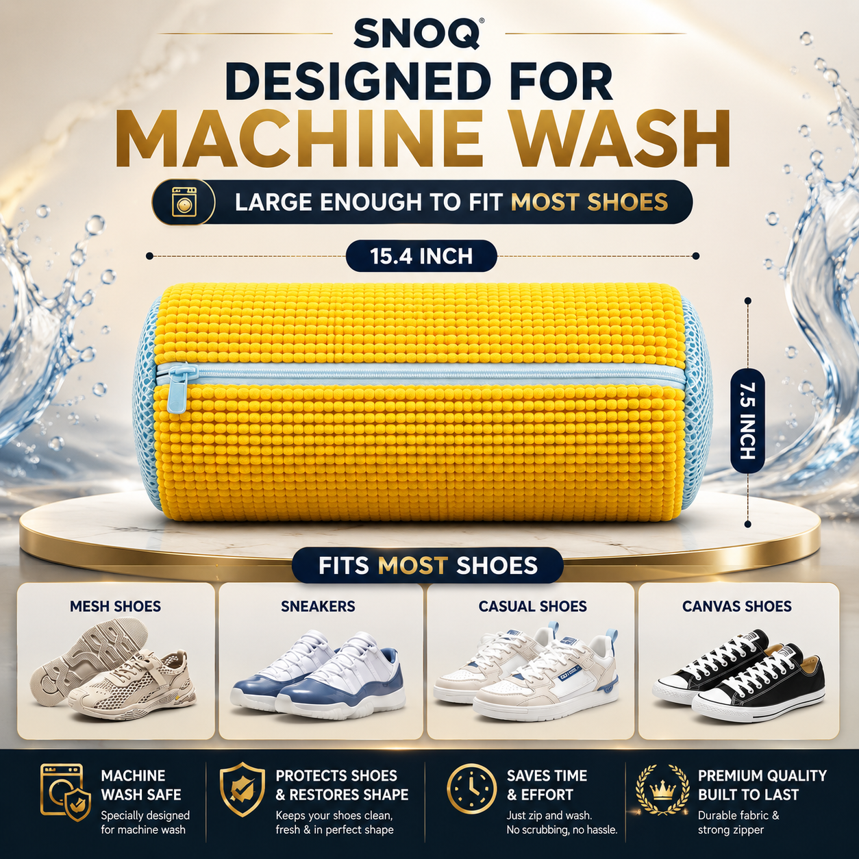 SNOQ™ | Sneaker Wash Bag