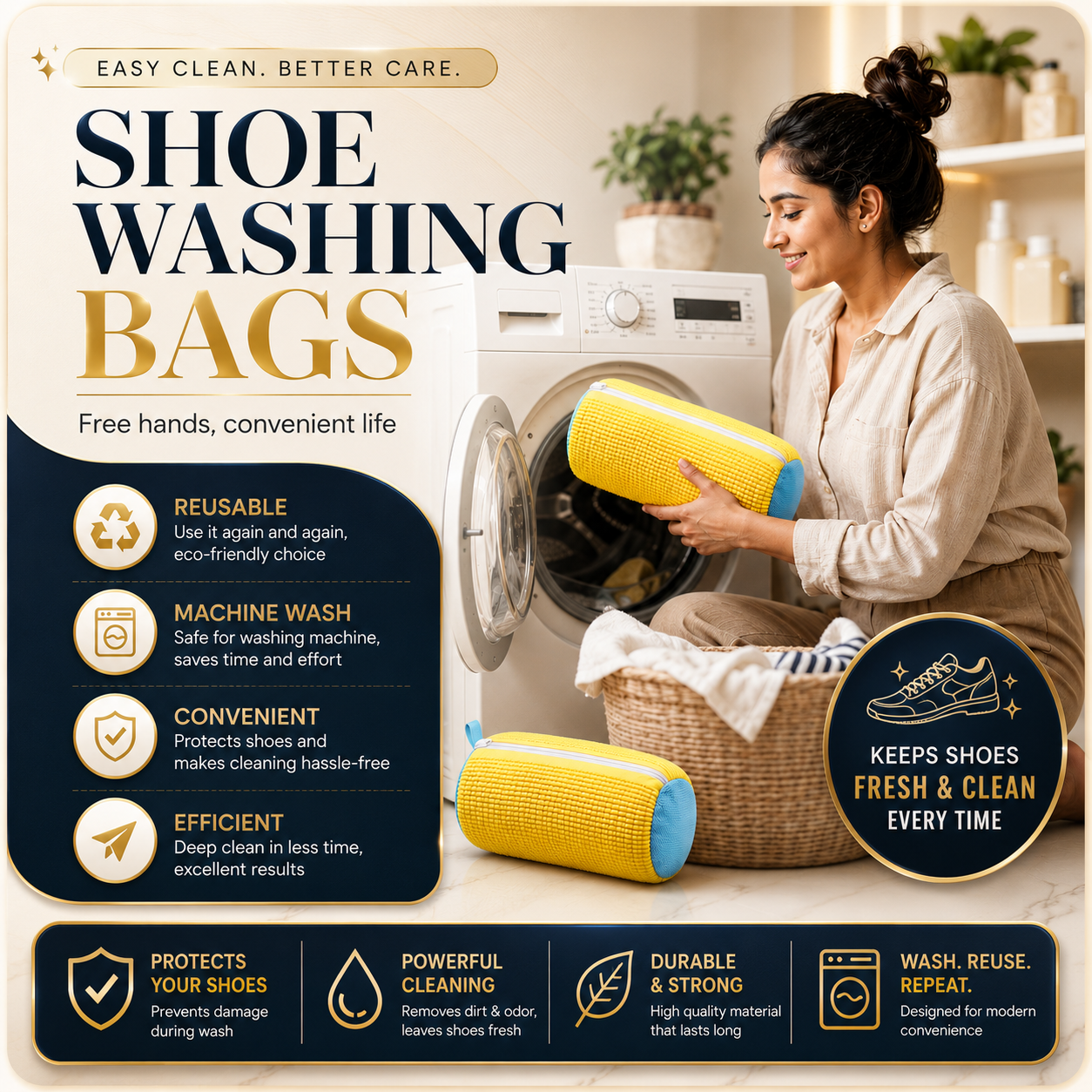 SNOQ™ | Sneaker Wash Bag