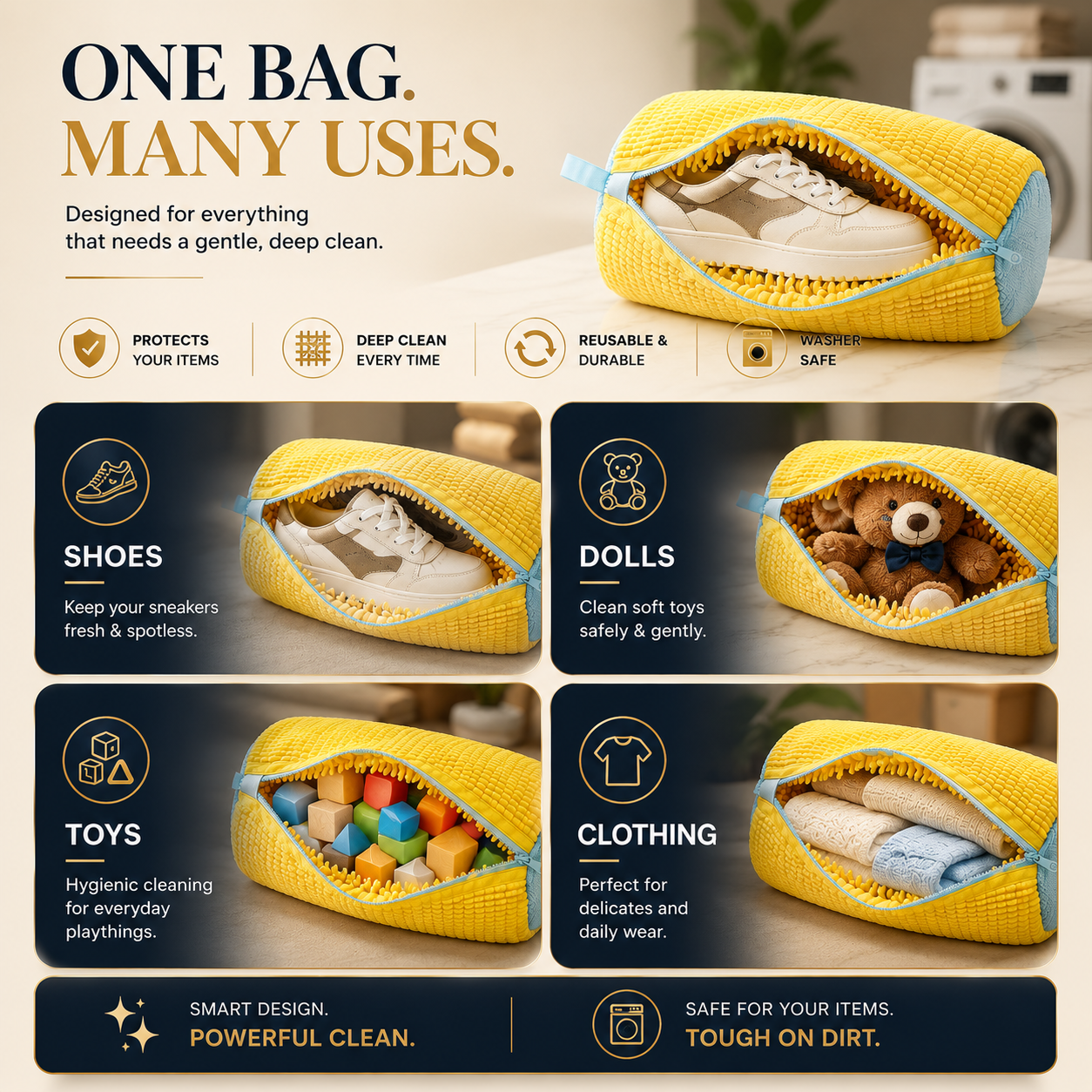 SNOQ™ | Sneaker Wash Bag