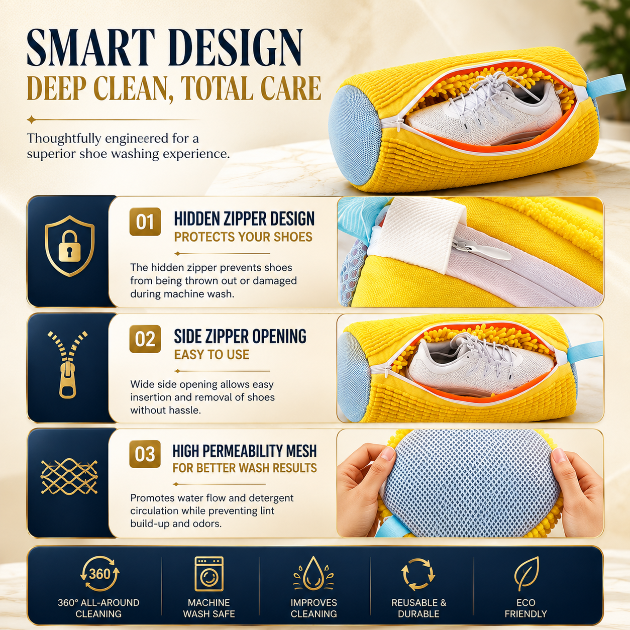 SNOQ™ | Sneaker Wash Bag