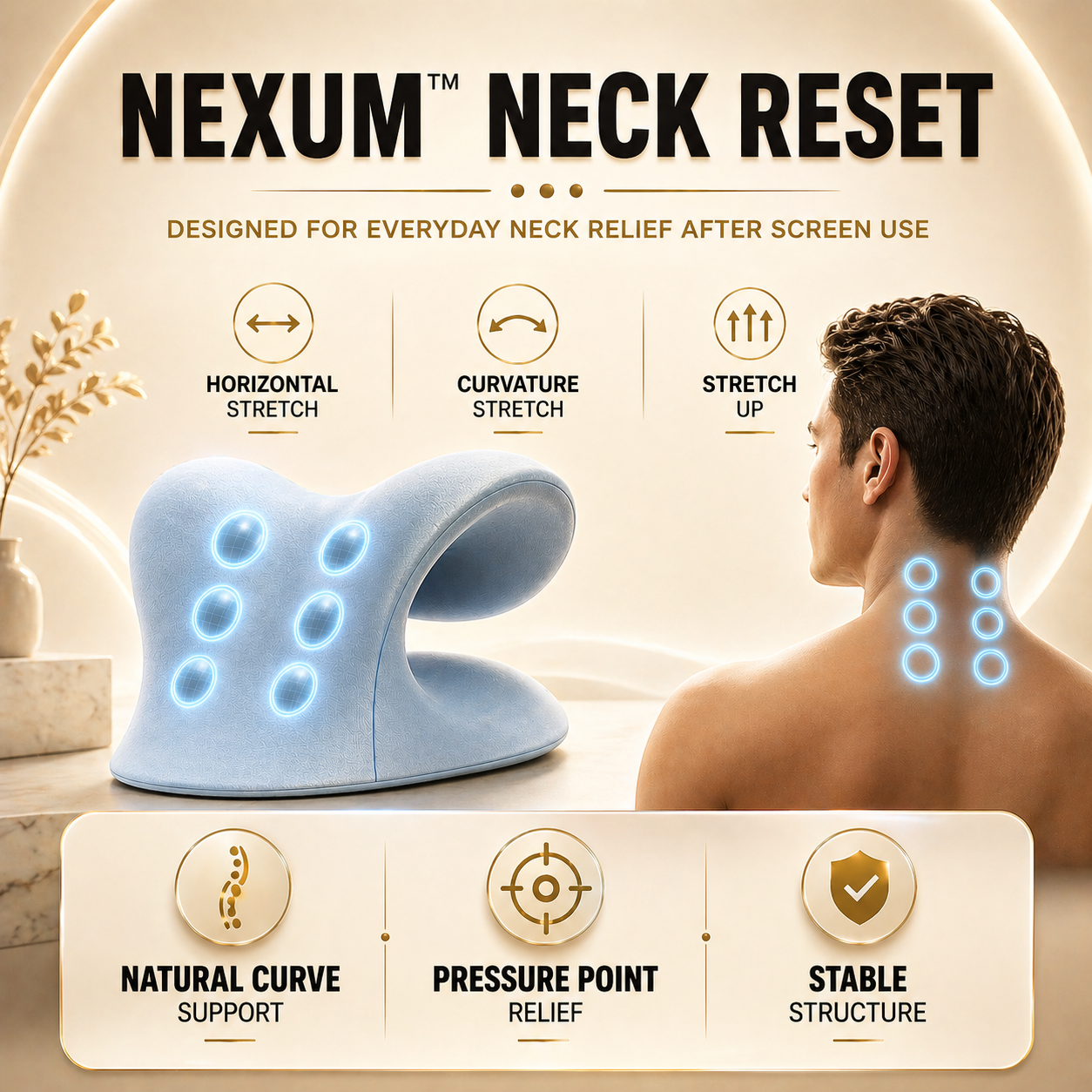 NEXUM™ | Neck Reset Pillow