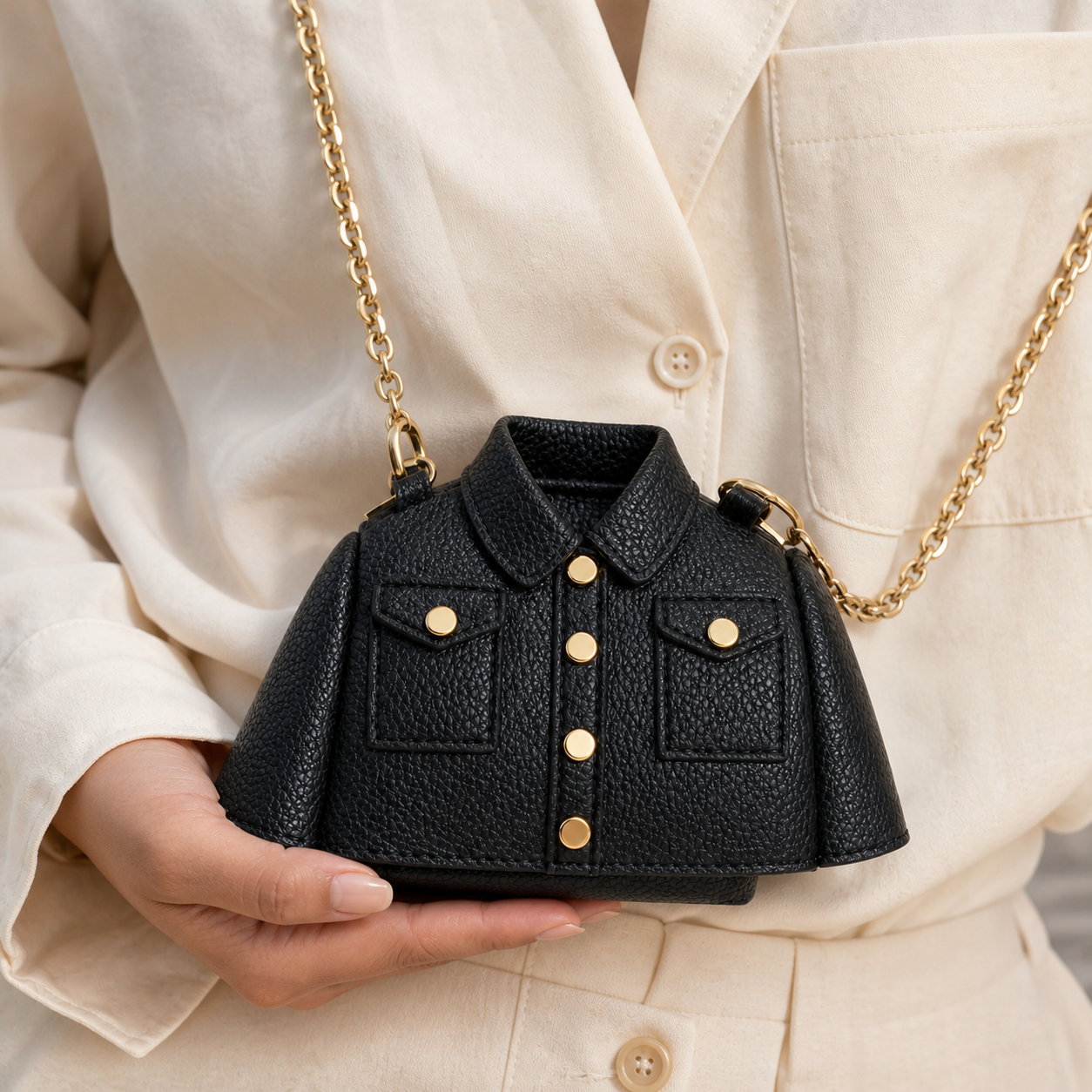 Sartelle Mini Jacket Sling Bag