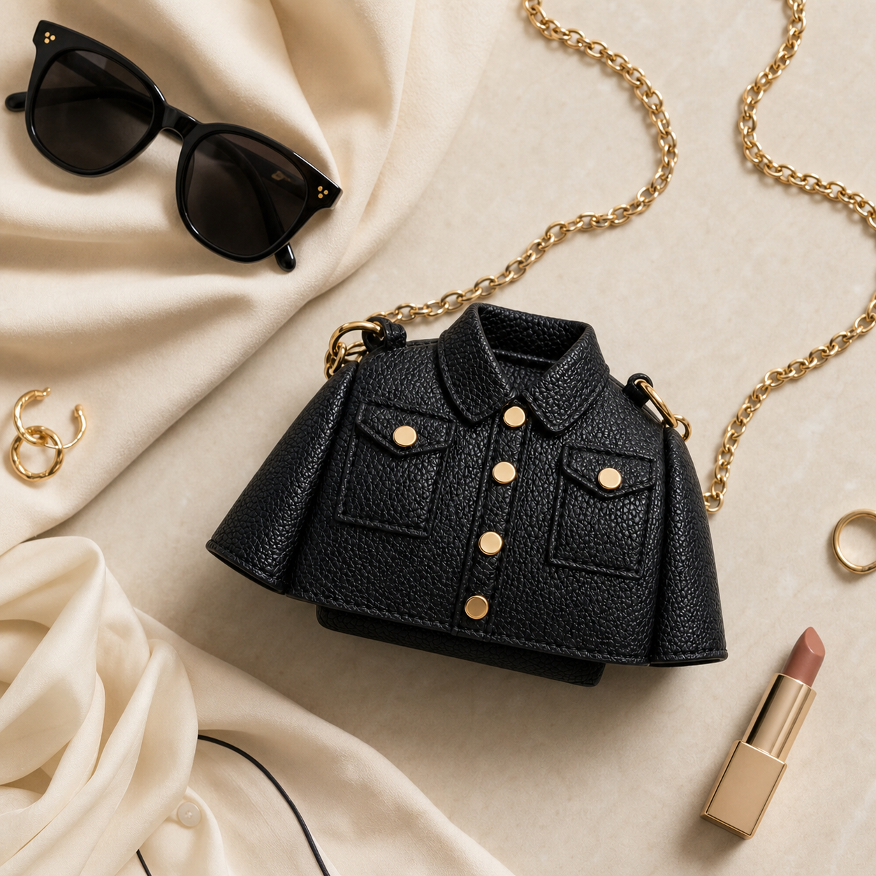 Sartelle Mini Jacket Sling Bag