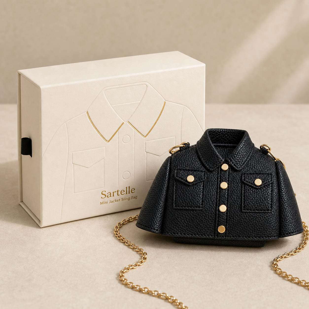 Sartelle Mini Jacket Sling Bag