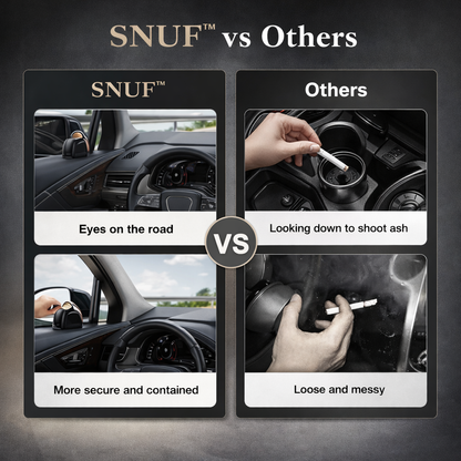 SNUF™ | Door-Mounted Car Ashtray