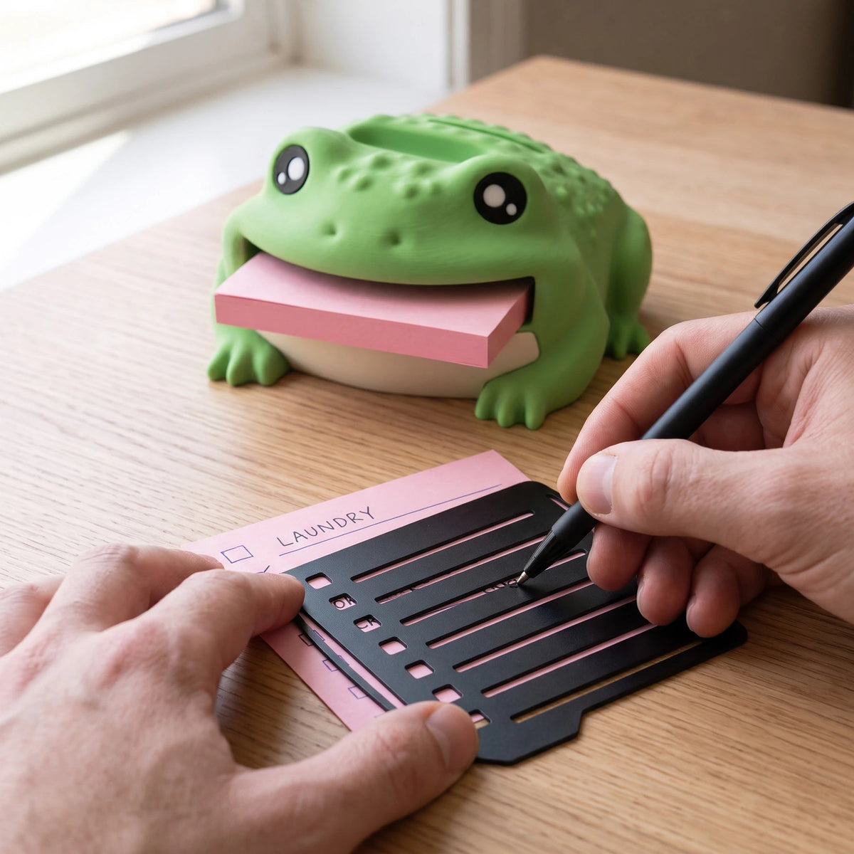 Tracing a checklist through Piplo’s reusable stencil